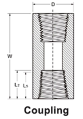 ASME B16.11 coupling dimensions ASME B16.11 coupling dimensions